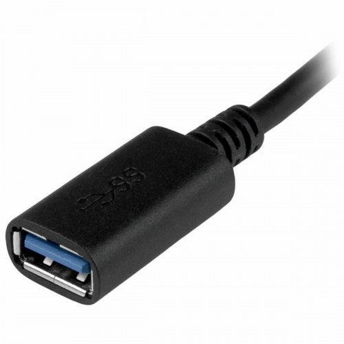 USB-C adapterkabel Startech - USB-A hun til USB-C han, 15 cm, sort