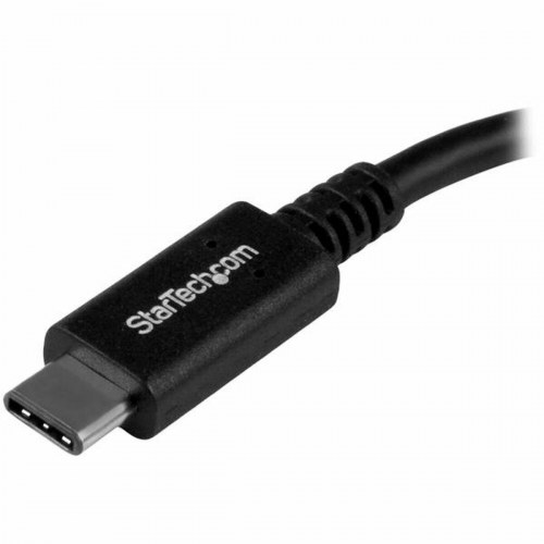 USB-C adapterkabel Startech - USB-A hun til USB-C han, 15 cm, sort