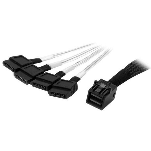 SATA kabel Startech SAS43SAT1M 1 m - 4x SATA til SAS-adapter