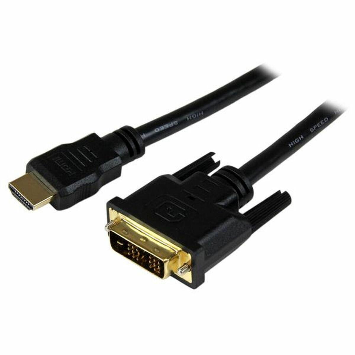 HDMI kabel DVI-D til HDMI Startech 1,5 m billede