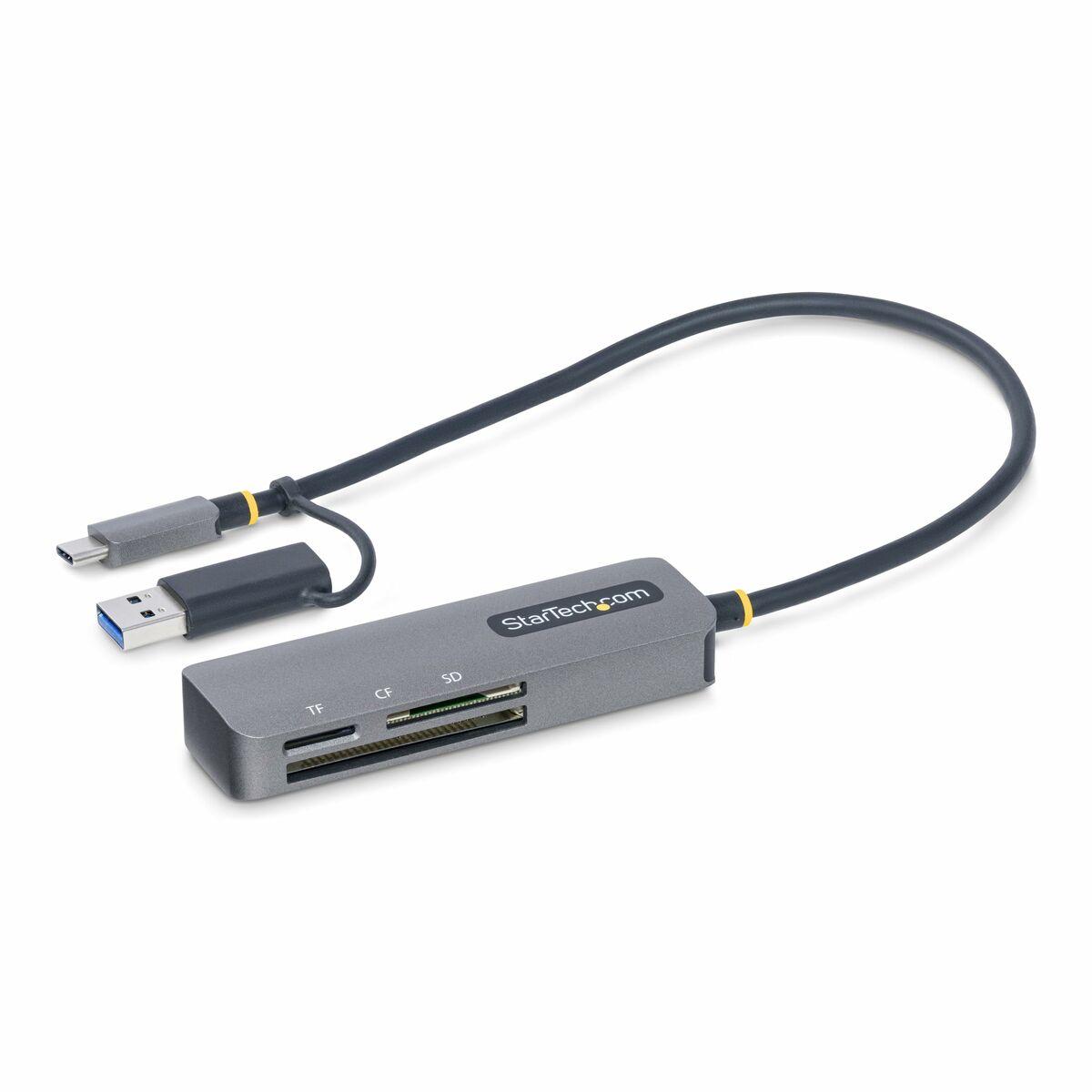 Hukommelseskortlæser USB-C/USB Startech FCREADMICRO3V2 - Grå
