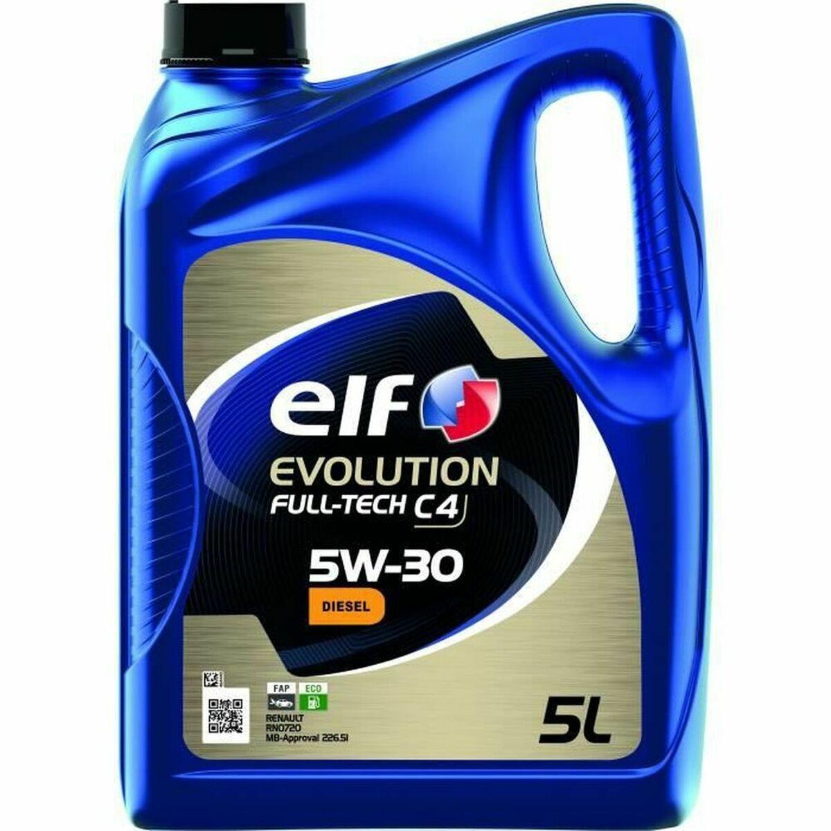 Motorolie 5W-30 diesel - Elf Evolution, 5 l