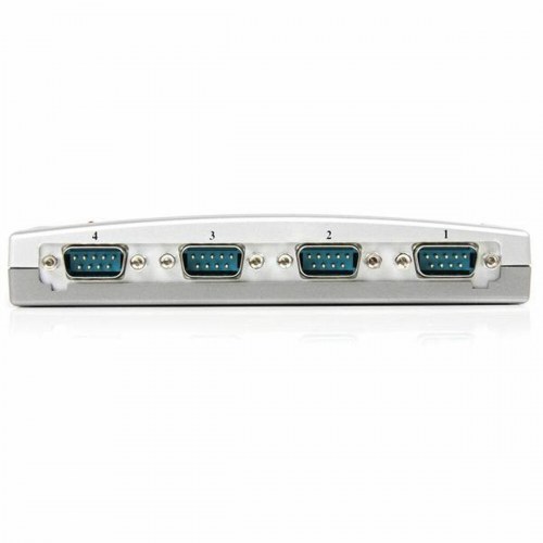 USB hub til RS232 seriel - StarTech ICUSB2324, 4 porte, sølvfarvet