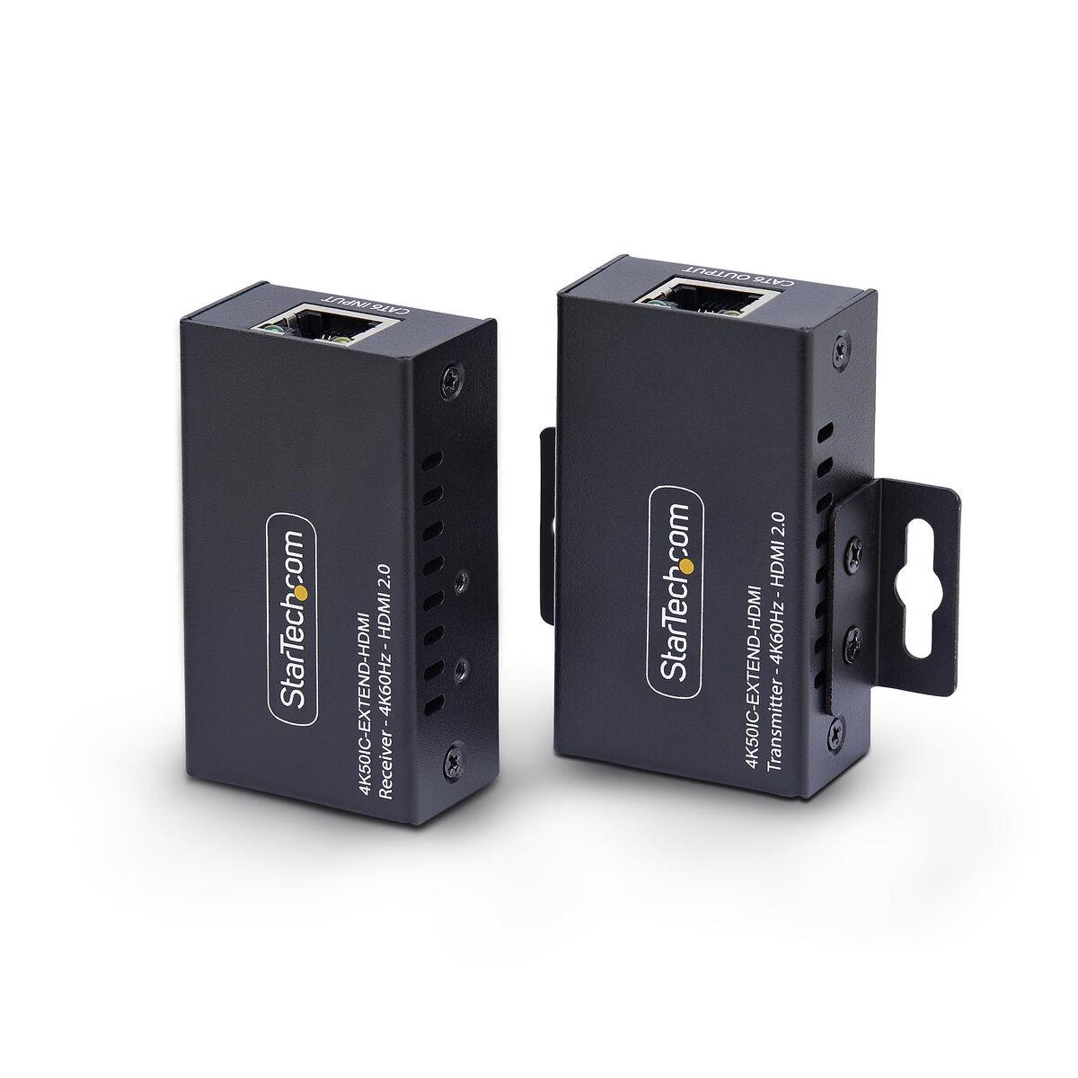 StarTech.com HDMI Extender Over CAT5e/6 Kit 4K 60Hz Up to 200ft (60m) - video/audio extender - HDMI