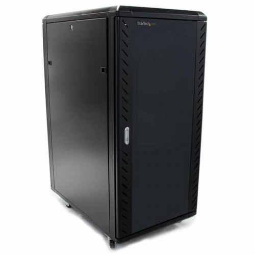 Startech vægmonteret rack kabinet RK2536BKF - 25U, stål, sort