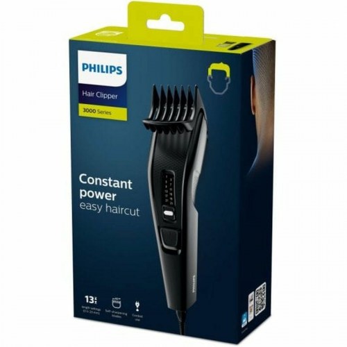 Philips Series 3000 hårklipper - sort, ledningsdrevet