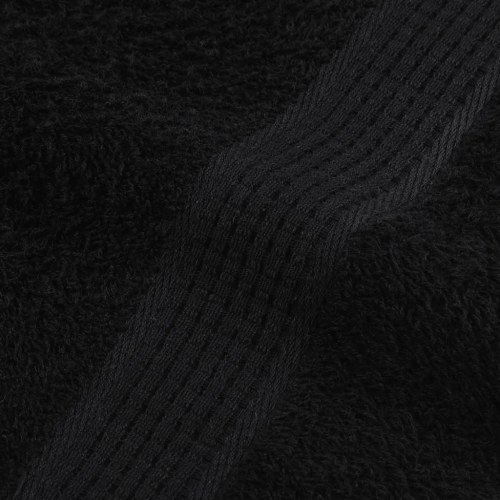 Gæstehåndklæder FROGN - 2 stk. sort 30×50 cm, 360 gsm bomuld