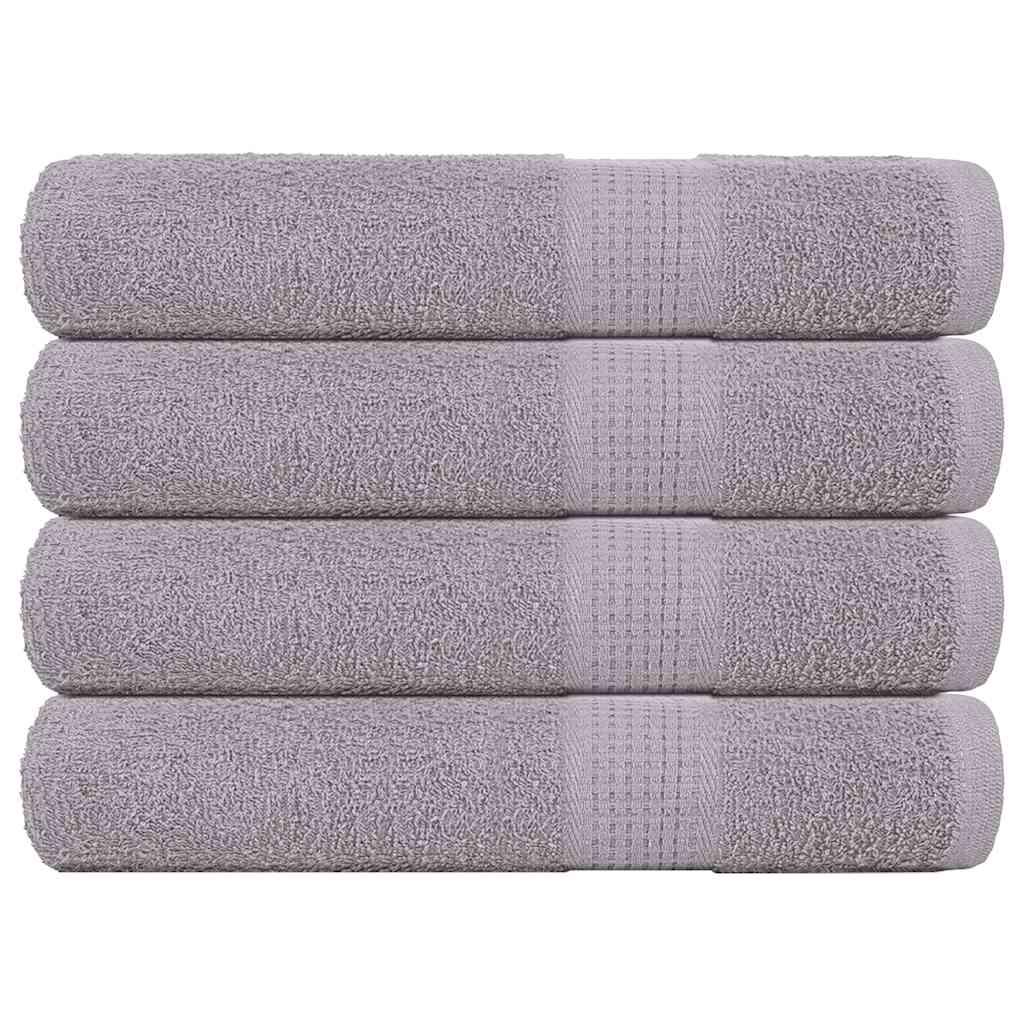 Saunahåndklæder 4stk. 80x200cm 360g/m2 100 % bomuld grå
