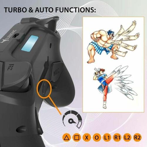 Subsonic trådløs controller til PS4 - Sort