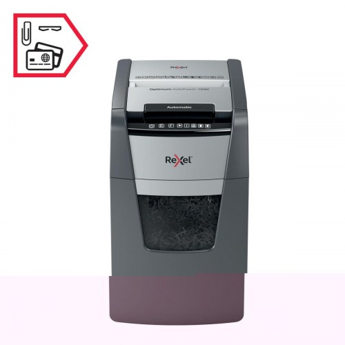 Rexel AutoFeed+ 130M mikrosnit makulator - 130 ark, 44 l, P-5