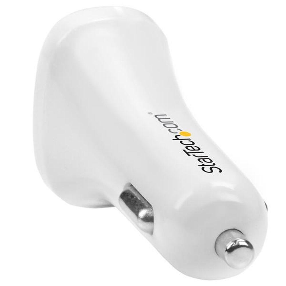 Biloplader StarTech dobbelt USB 24 W - hvid