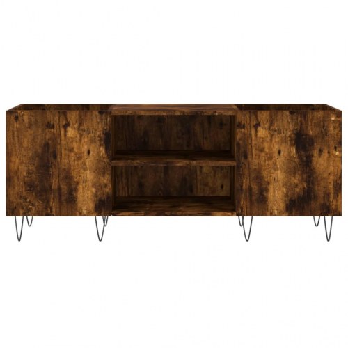Vinylskab 121×38×48 cm i konstrueret træ - røget egetræsfarve