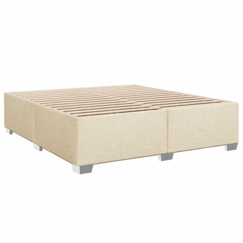 Sengeramme uden madras 200 x 200 cm - cremefarvet