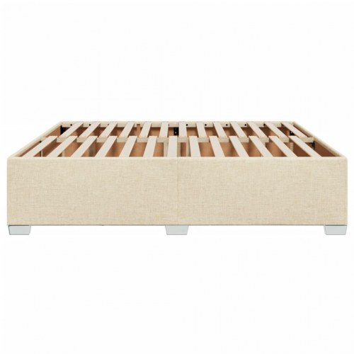 Sengeramme uden madras 200 x 200 cm - cremefarvet
