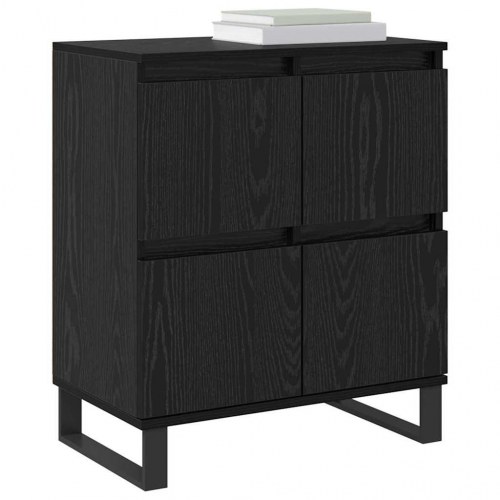 Skænk 2 stk. sort eg - 60 x 35 x 70 cm