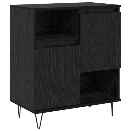 Skænk 2 stk. sort eg 60 x 35 x 70 cm