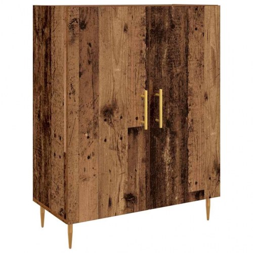 Highboard i gammelt træ 69,5 x 34 x 180 cm