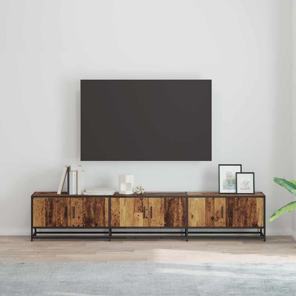 Tv-Bord 180X35X41 Cm Konstrueret Træ - 210 cm / Gammelt træ