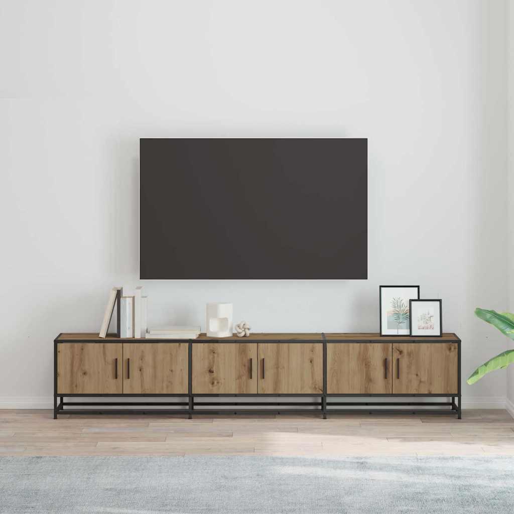 Tv-Bord 180X35X41 Cm Konstrueret Træ - 210 cm / artisan eg