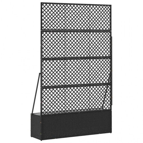 Plantekasse Sort 105 x 30 x 170 cm Metal