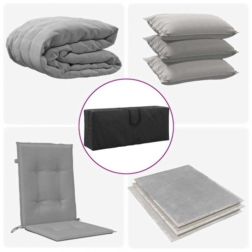 Udendørs Opbevaringspose Sort 125 x 32 x 50 cm 420D oxford stof