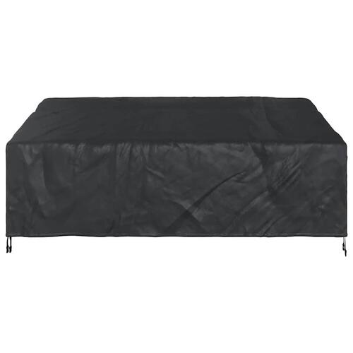 Udendørs møbelovertræk Sort 220 x 100 x 89 cm 420D oxford stof