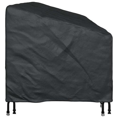 Udendørs møbelovertræk Sort 220 x 100 x 89 cm 420D oxford stof