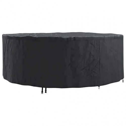 Overtræk til havemøbler Sort 244 x 244 x 85 cm 210D oxford stof
