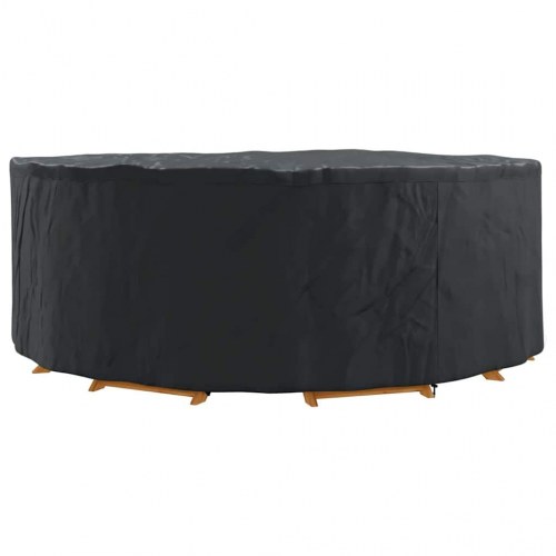 Overtræk til havemøbler Sort 244 x 244 x 85 cm 210D oxford stof