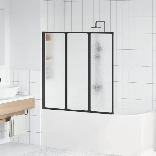 Brusevæg Sort 120 x 2 x 117 cm Aluminium