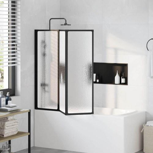 Brusevæg Sort 120 x 2 x 117 cm Aluminium