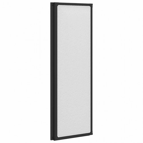 Brusevæg Sort 120 x 2 x 117 cm Aluminium