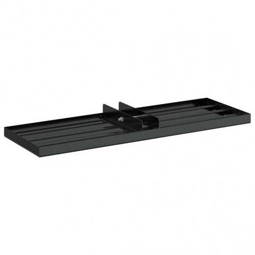 Havegreb sort 75 x 25 x 6 cm i pulverlakeret stål
