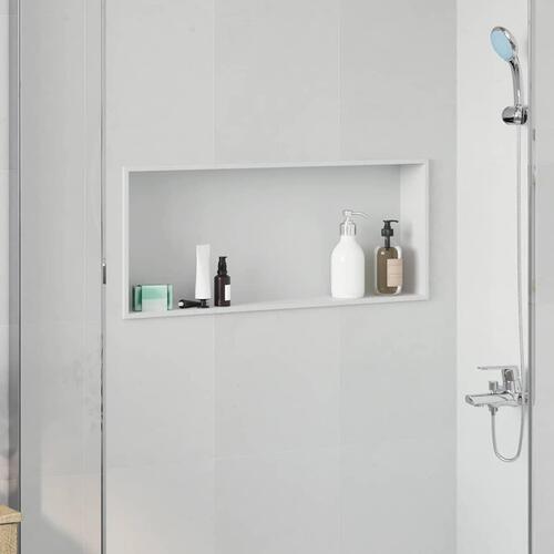 Bruse Niche Hvid 75 x 30 x 9.5 cm Rustfrit stål
