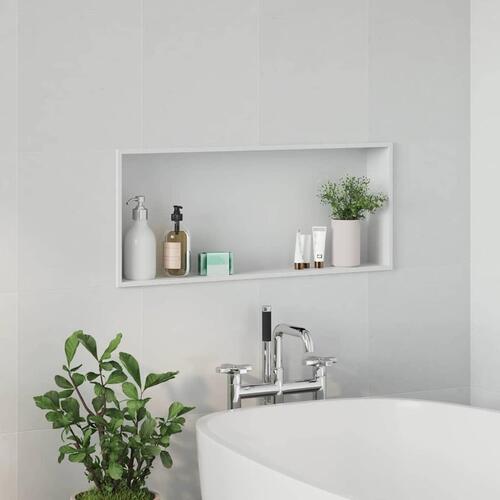 Bruse Niche Hvid 75 x 30 x 9.5 cm Rustfrit stål