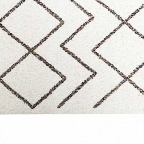 Køkken tæppe Hvid 300 x 60 cm Fløjl