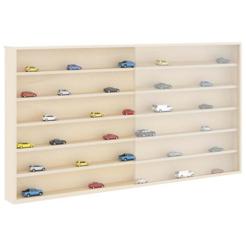 Træ samler udstillingskasse Brun 100 x 8,5 x 54 cm Krydsfinér