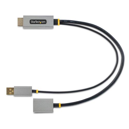 Startech HDMI til DisplayPort-adapter, 30 cm - grå/sort