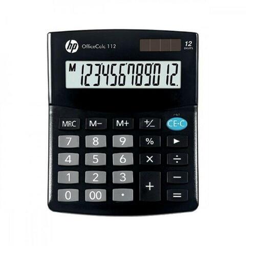 HP lommeregner HPKOC112 - sort, 12 cifre, LCD