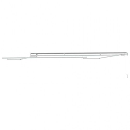 Markiserammerammeramme Hvid 4 × 3 m Metal