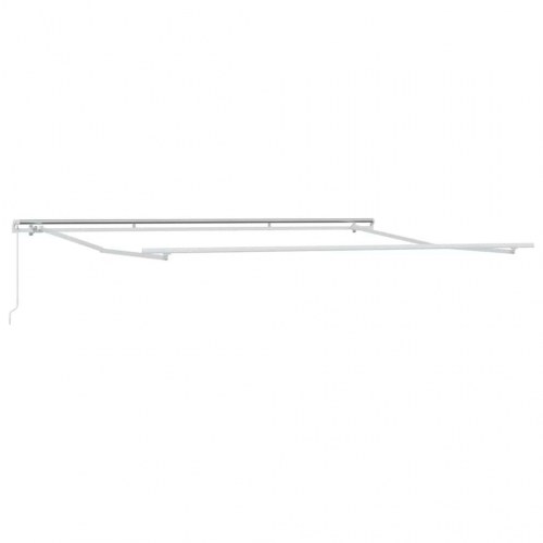 Markise Hvid 4,5 × 3 m Metal
