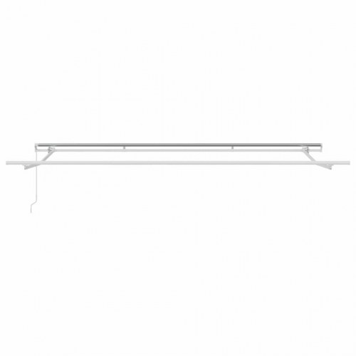 Markise Hvid 4,5 × 3 m Metal