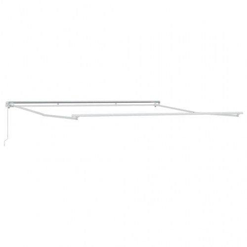 Markise Hvid 4 × 3,5 m Metal