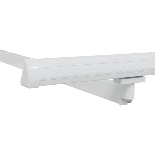 Markise Hvid 4 × 3,5 m Metal