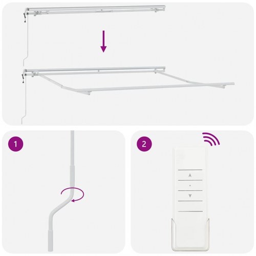 Markise Manuel Hvid 3,5 x 2,5 m Metal