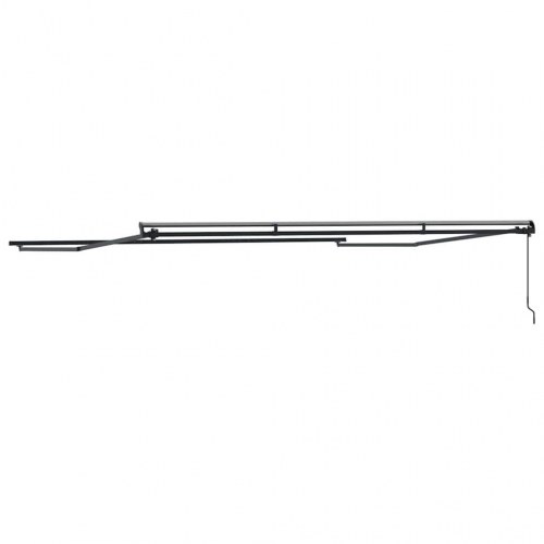 Markise Antracit 4,5 × 3,5 m Metal