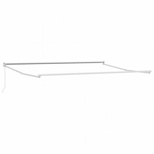 Markise Hvid 4 ×3 m Metal