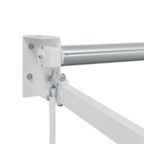 Markise Hvid 4 ×3 m Metal