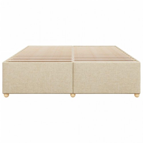 Sengeramme i stof 200 x 200 cm - cremefarvet