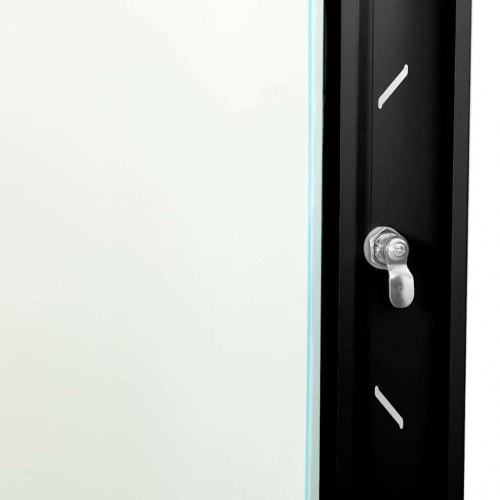 Netværksskab med opbevaring Sort 53 x 60 x 60 cm Stål